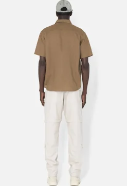 Linen SS Cloak Button Up