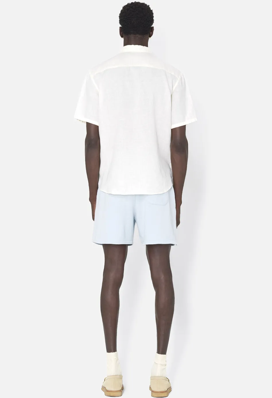 Linen SS Cloak Button Up
