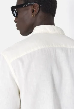 Linen SS Cloak Button Up