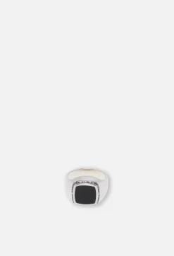 M.A.R.S Enamel Signet Ring