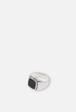 M.A.R.S Enamel Signet Ring