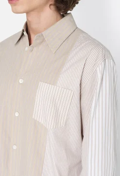 Paneled Button Up