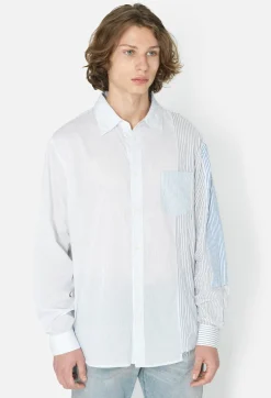 Paneled Button Up