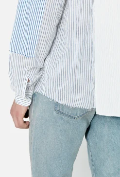 Paneled Button Up