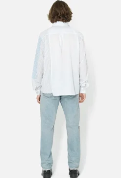 Paneled Button Up