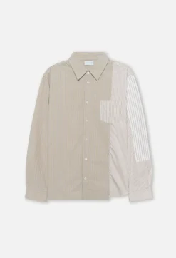 Paneled Button Up