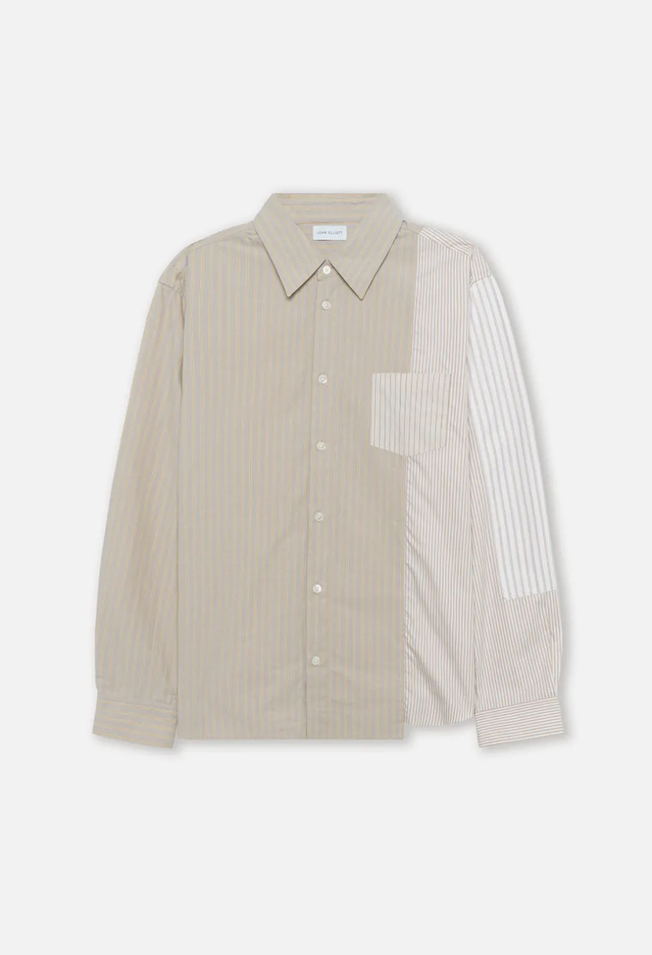 Paneled Button Up
