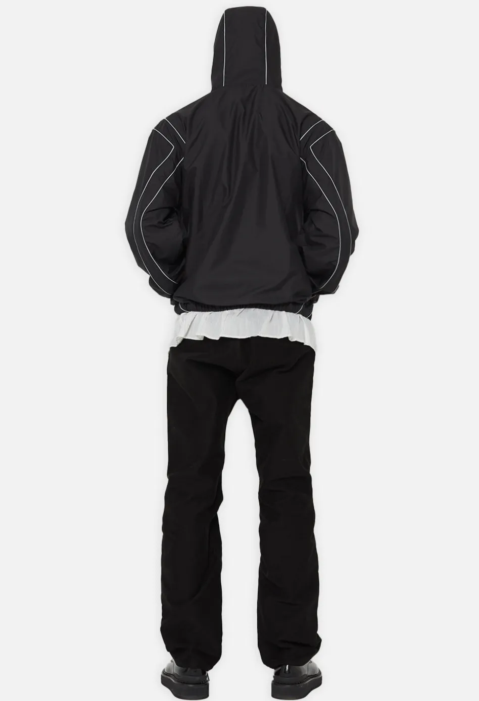 Paneled Nylon Anorak