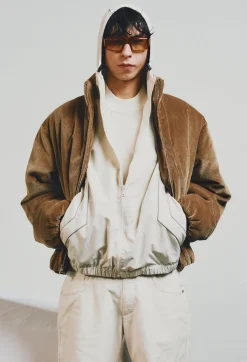 Paneled Nylon Anorak