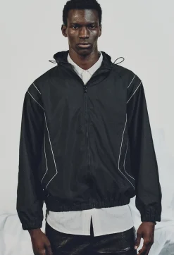Paneled Nylon Anorak