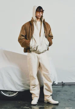 Paneled Nylon Anorak