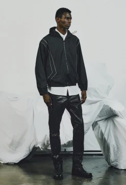 Paneled Nylon Anorak