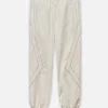 Paneled Nylon Pant
