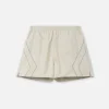 Paneled Nylon Shorts
