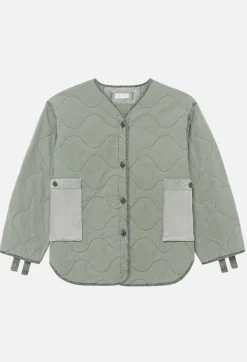 Paneled Quilted Jacket