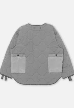 Paneled Quilted Jacket