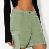 Paneled Utility Short