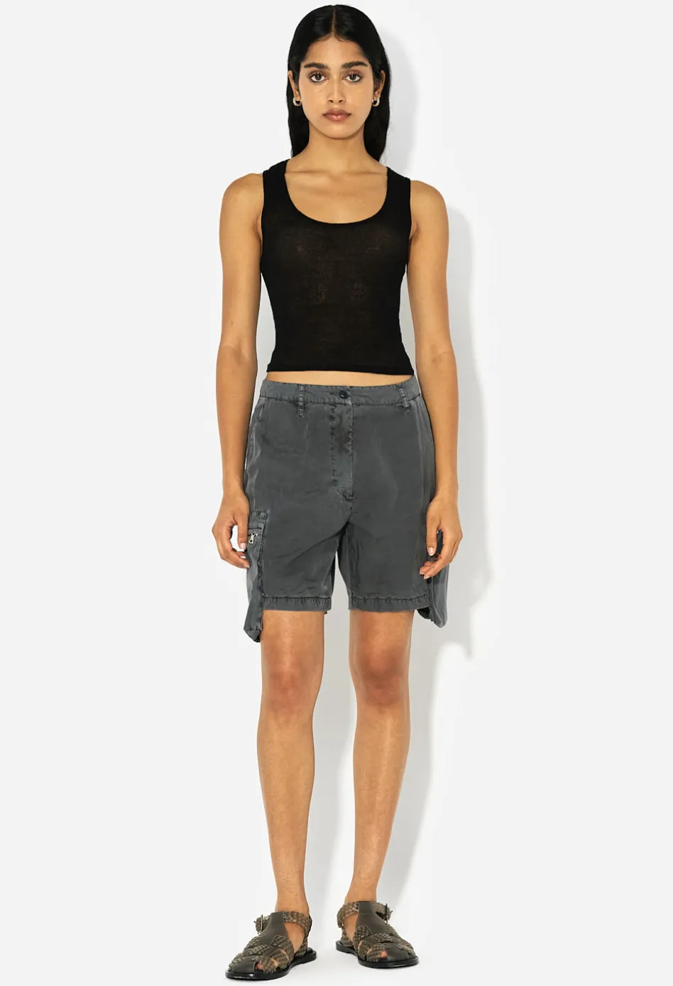 Paneled Utility Short