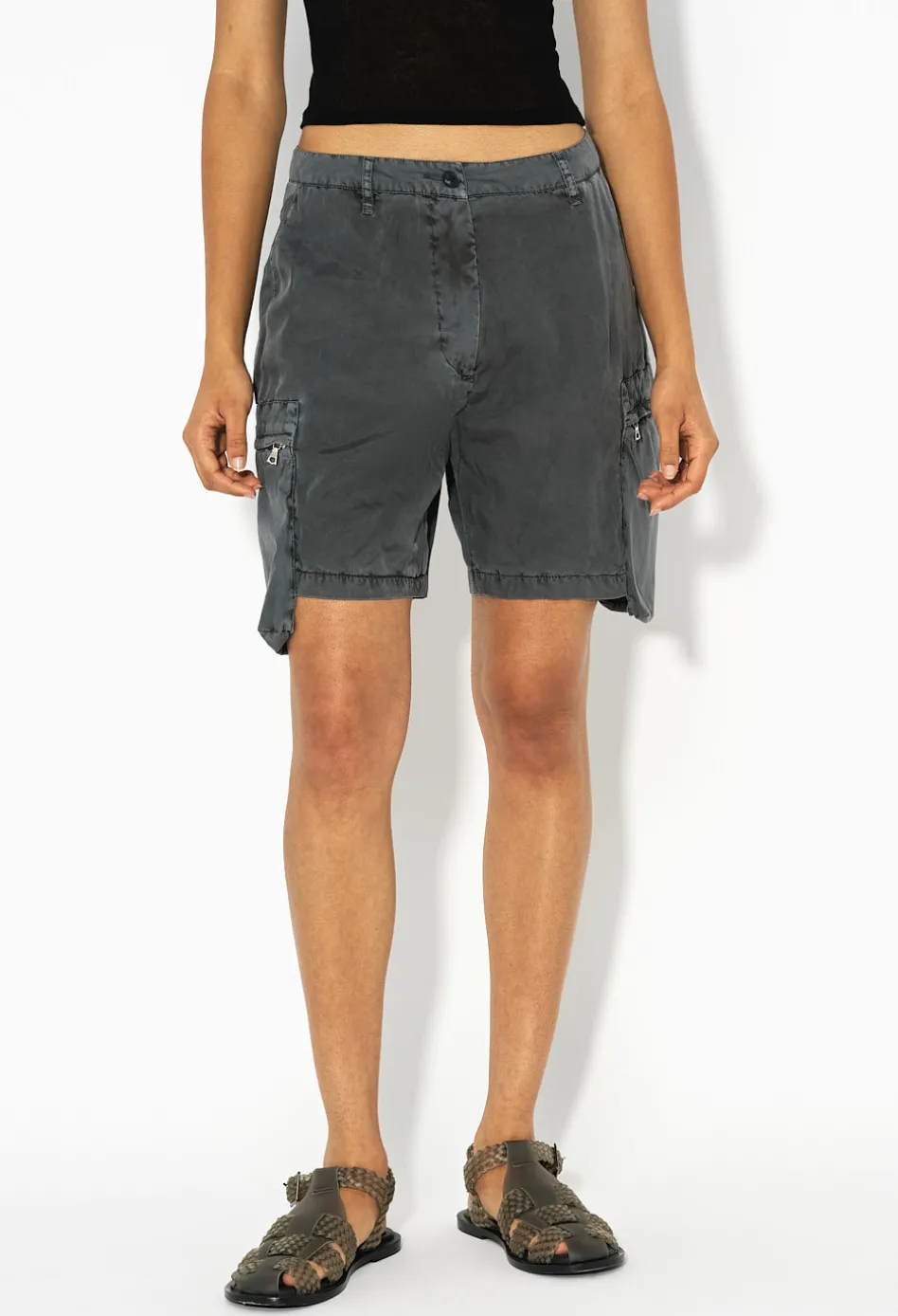 Paneled Utility Short