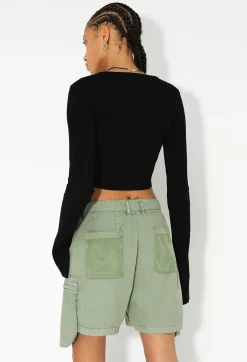 Paneled Utility Short