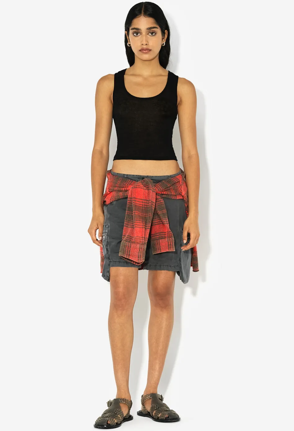 Paneled Utility Short