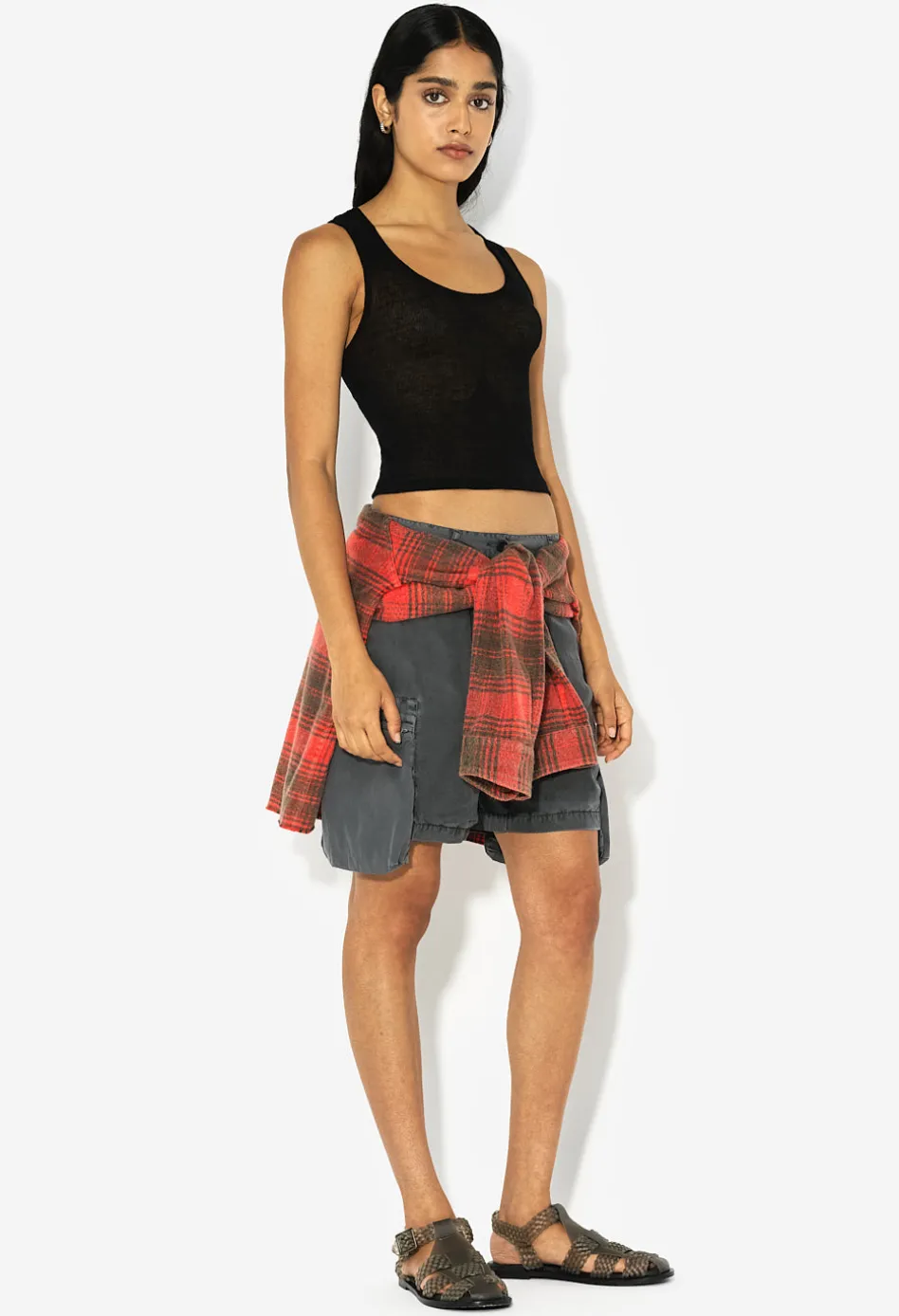 Paneled Utility Short