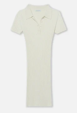 Piper Silk Cotton Rib Polo Dress