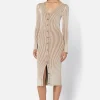Piper Silk Rib Button Dress