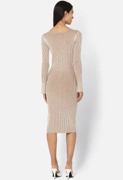 Piper Silk Rib Button Dress