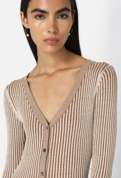 Piper Silk Rib Button Dress