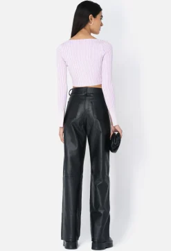 Piper Silk Rib Cropped Cardigan