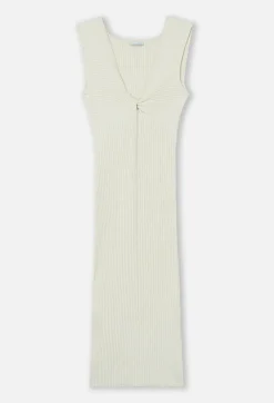 Piper Silk Rib Twist Dress
