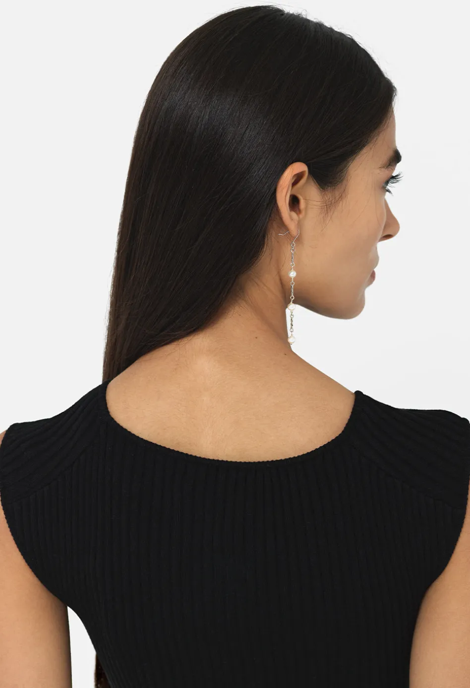 Piper Silk Rib Twist Dress