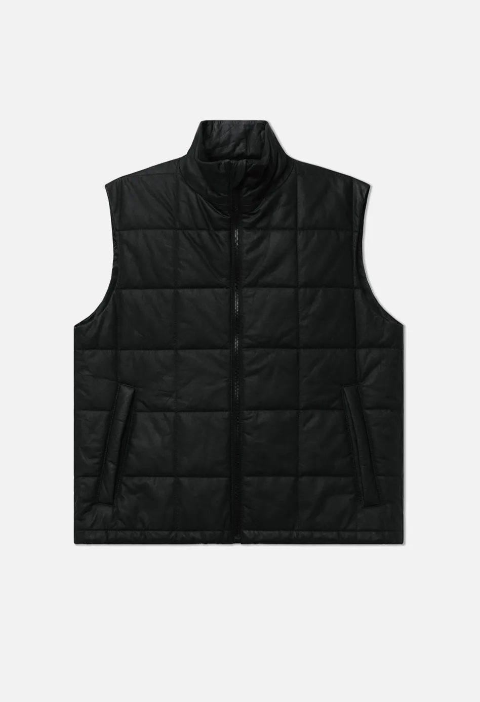 Quilted Leather Vest