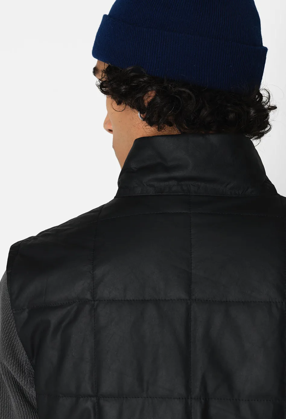 Quilted Leather Vest