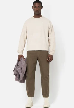 Reversed Cropped LS Tee