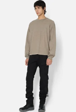 Reversed Cropped LS Tee