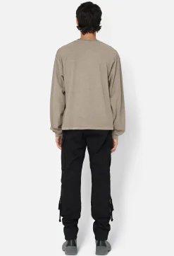 Reversed Cropped LS Tee