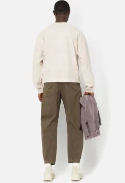 Reversed Cropped LS Tee