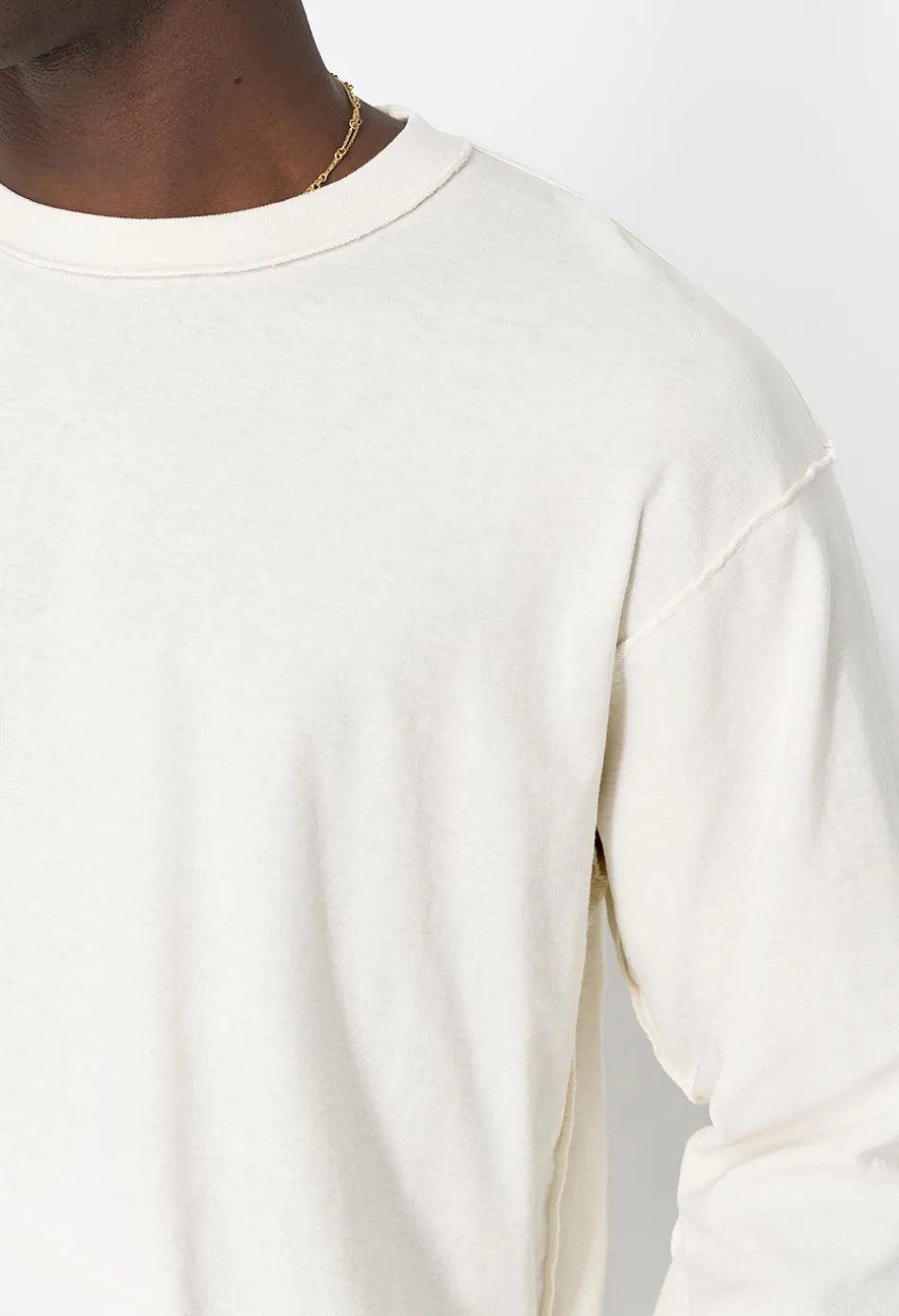 Reversed Cropped LS Tee