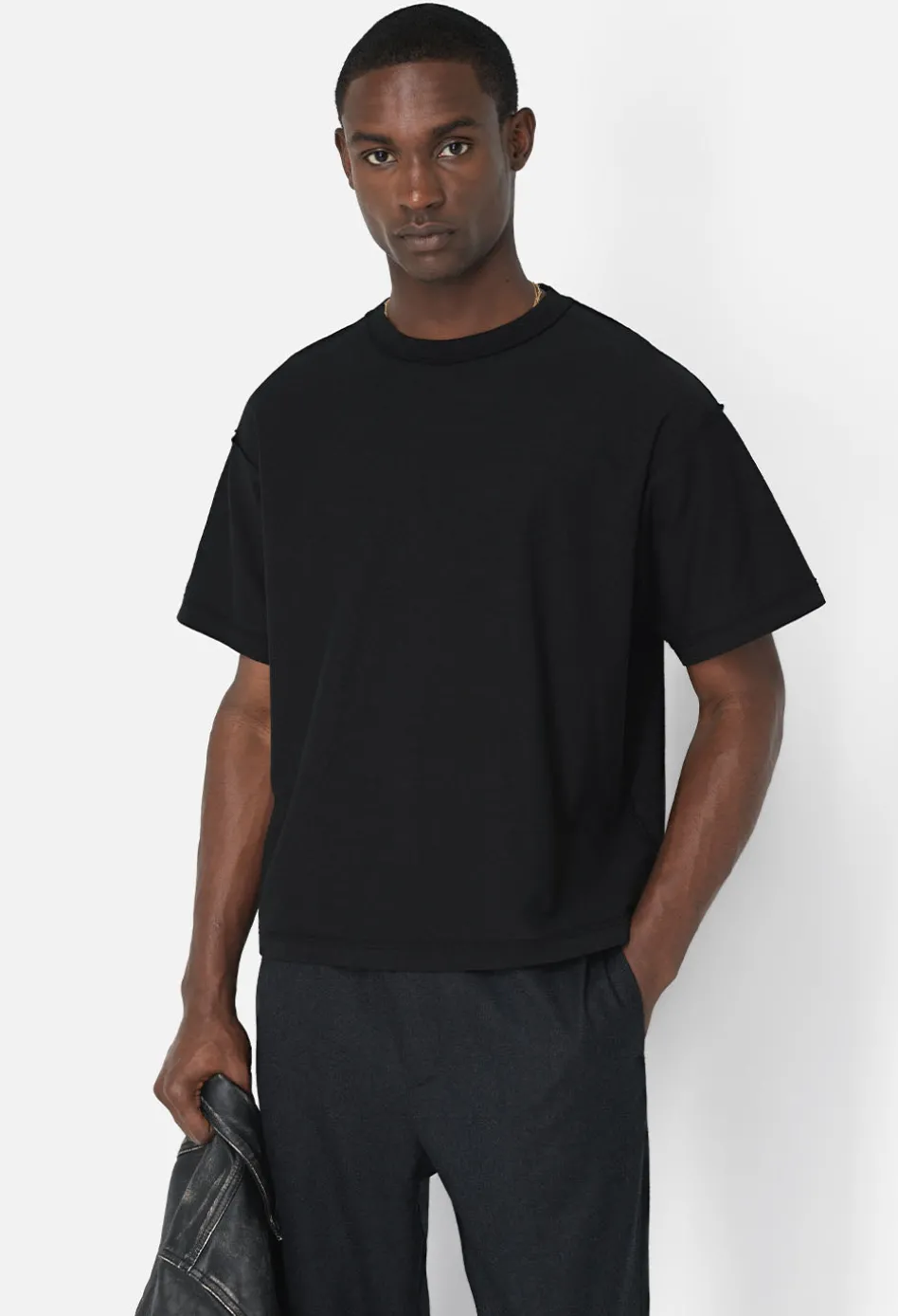 Reversed Cropped Tee