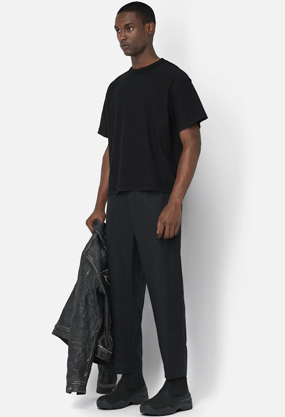 Reversed Cropped Tee