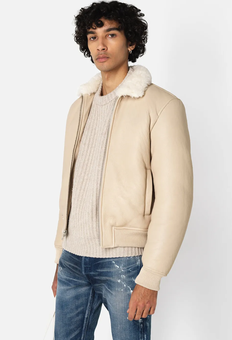 Shearling Teddy Jacket/ NaturalEmailWe'll email you when this product becomes available.Natural