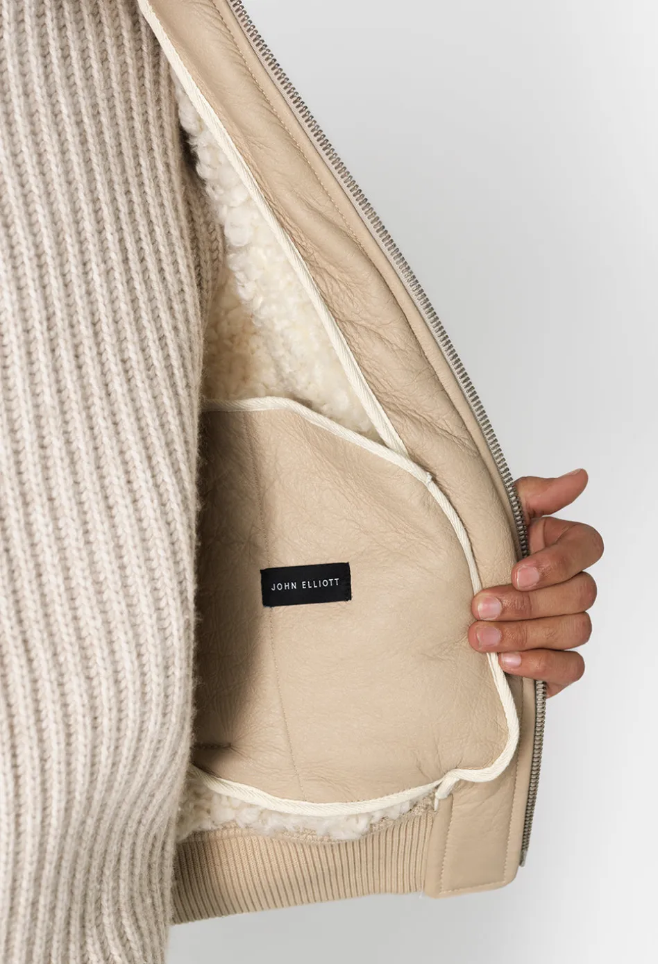 Shearling Teddy Jacket/ NaturalEmailWe'll email you when this product becomes available.Natural