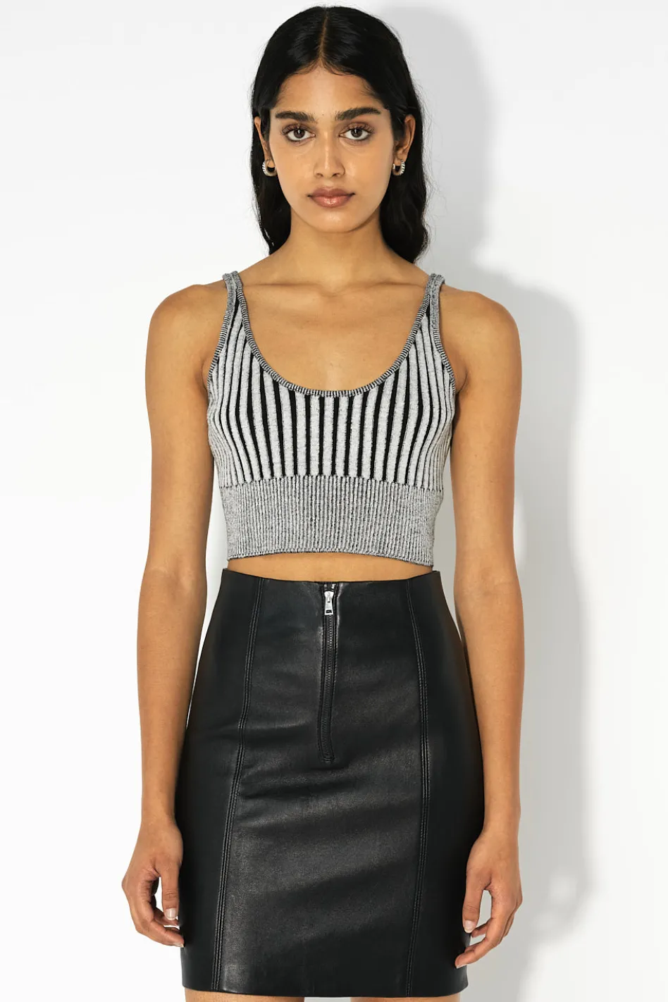 Silk Cotton Rib Tank