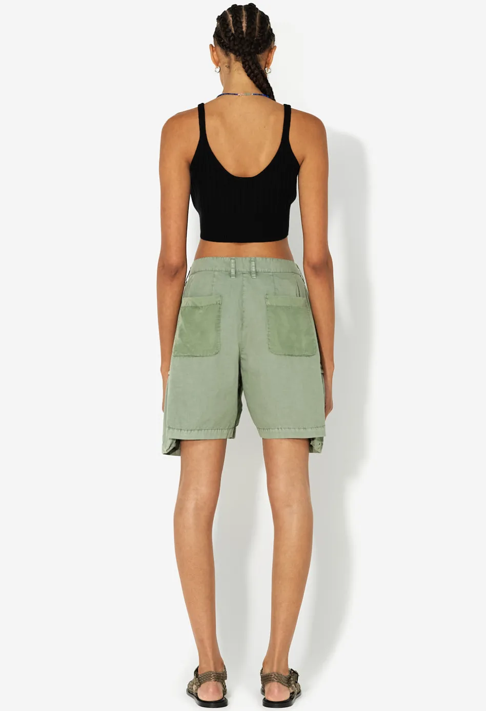 Silk Cotton Rib Tank