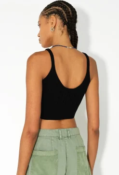 Silk Cotton Rib Tank