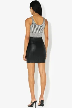 Silk Cotton Rib Tank