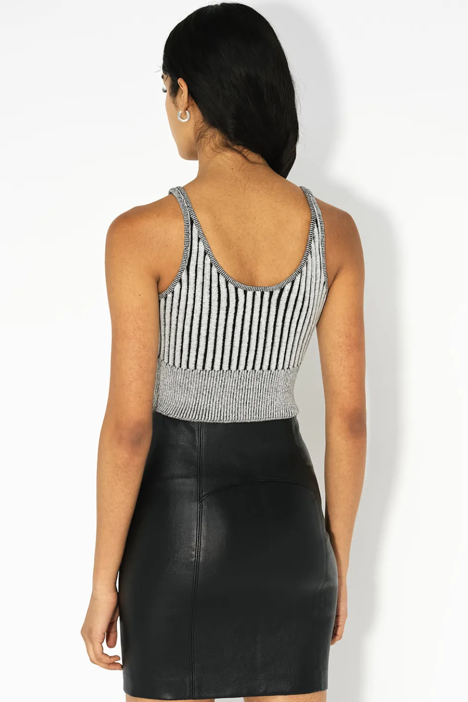Silk Cotton Rib Tank