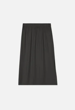 Silk Midi Slip Skirt
